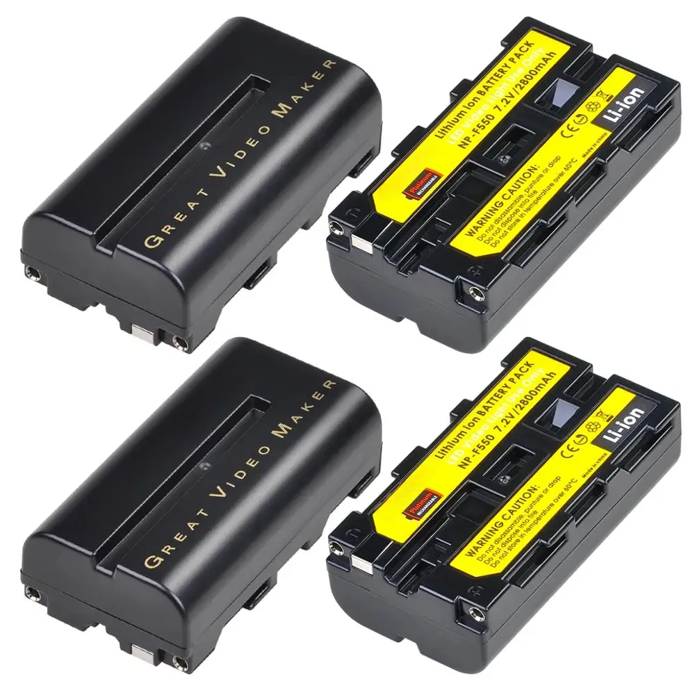 2800mah Reusable Battery Suitable For Multiple Models Of Np F570 Np F550 Np F550 F570 F530 F330 Popular Lights