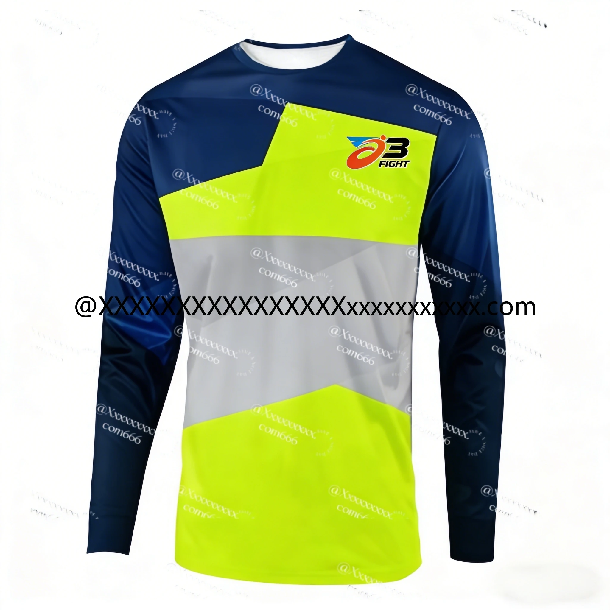 Original New Mountain Bike Riding Top 3D Printed Motorcycle Riding Long Sleeved T-shirt Breathable Quick Drying Riding Suit