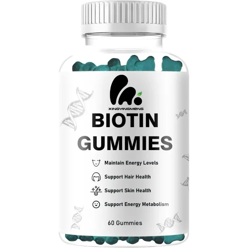 

Male and female biotin gummies - support healthy hair, nails, skin and beauty supplements