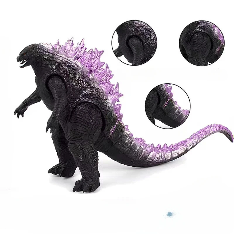14,5 cm Godzilla X Kong: The New Empire Action-Anime-Figur Titan Godzilla Weichgummi-Monster Maßstabsmodell Sammlerstücke Spielzeug – Detail 4