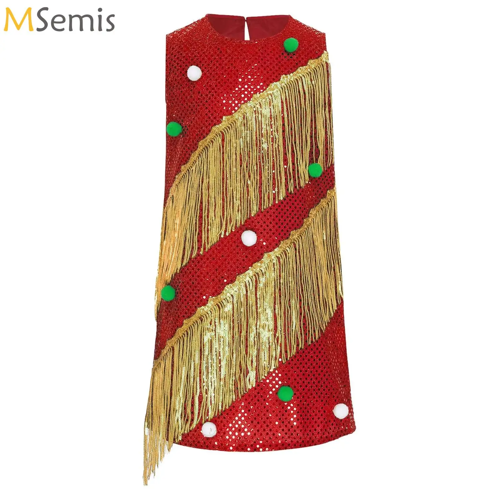 

Sparkly Christmas Elf Tutu Dress for Girls Santa Claus Costumes for Teens Birthday Children Xmas Holiday Clothes New Year Gifts