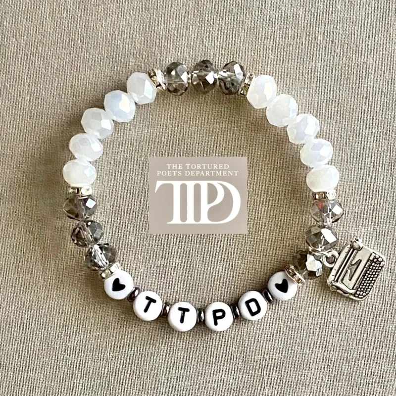 TTPD The Tortured Poets Department Friendship Bracelet TTPD Bracelet Charm Jewelry TTPD Merch