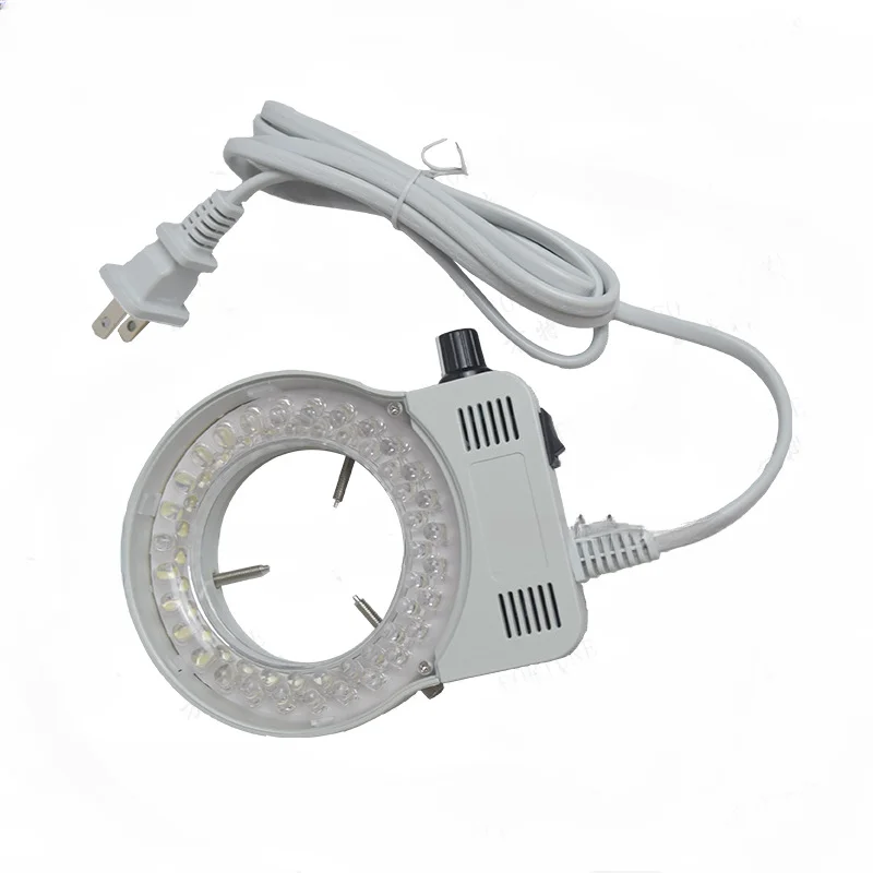 LED Microscope Light Source 60 Lamp Beads Brightness 0-100 Adjustable Magnifying Glass Lighting Light Source