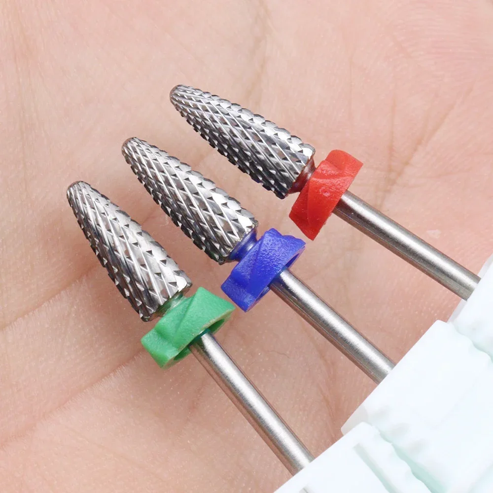 Hot 5mm Tungsten steel Burs small Professional Nail Art Electric Drill Machine Manicure Pedicure Accessories Carbide nail drill