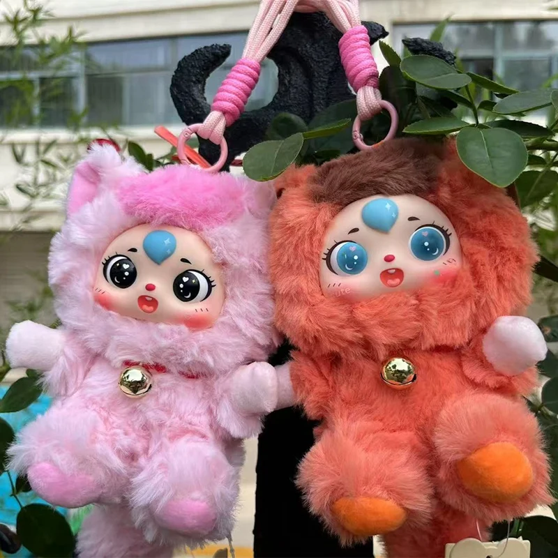 Uroczy wypchany wieszak na plecak z winylu w kształcie zwierząt, pluszowa zabawka, kreskówkowy lis, kaczka, kot, jednorożec, zawieszka do torby, breloczek, zabawka dla dziewczynki, prezent.