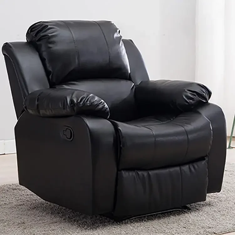 Luxury Modern Living Room Multifunctional Smart Electric Recliner Single Leather Sofa Leisure Chair Genuine Leather Reclining