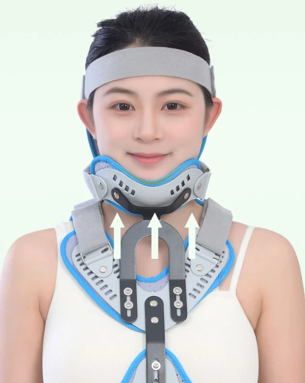 Cervical spine fixer type III cervicothoracic conjoined fixed orthodontic device after neck fixation support