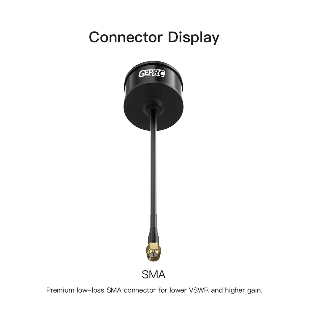 GEPRC-Antenne SMA SOMA 1.2G/1.3G 5.8 RHCP 170mm, version longue 1260-1360MHz pour importateur quadrirotor RC FPV, accessoires FreKouAccessrespiration