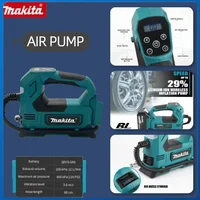 Makita-bomba inalámbrica portátil, compresor de aire de mano, Inflador de neumáticos, batería de 18V, aire eléctrico para neumáticos de bicicleta y coche, bola