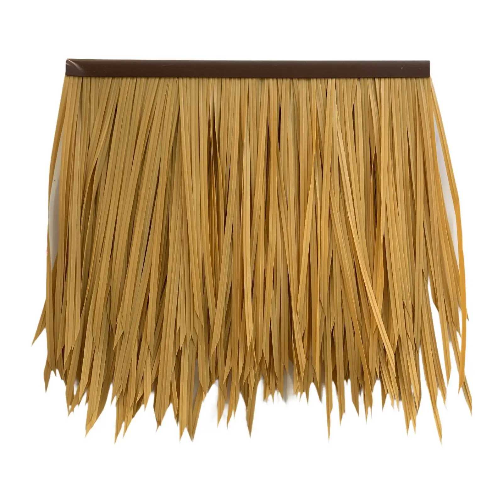 50cmx50cm Flame Retardant Artificial Straw Roof Thatch PE Material for Garden