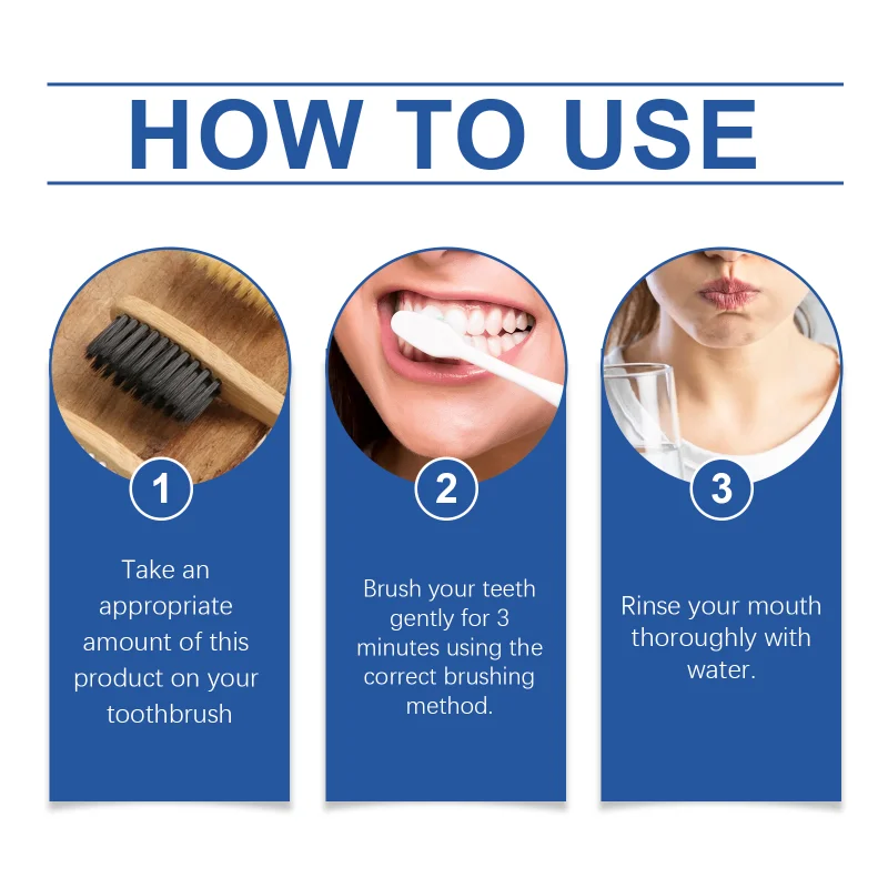 Pulizia dei denti Siero sbiancante Rimuovi placca Denti bianchi Gel Denti Macchie di fumo giallo Dentifricio Alito fresco Cura dell'igiene orale