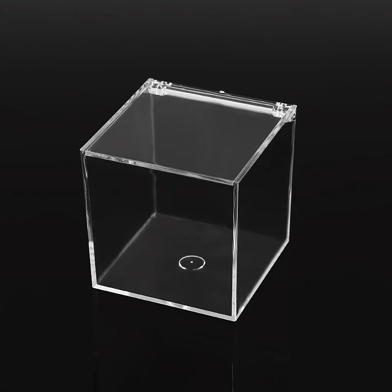 Transparent Jewelry Gift Boxes Acrylic Square Storage Box Small Gift Packaging Boxes Chocolate Candy Storage Bag Home Storage