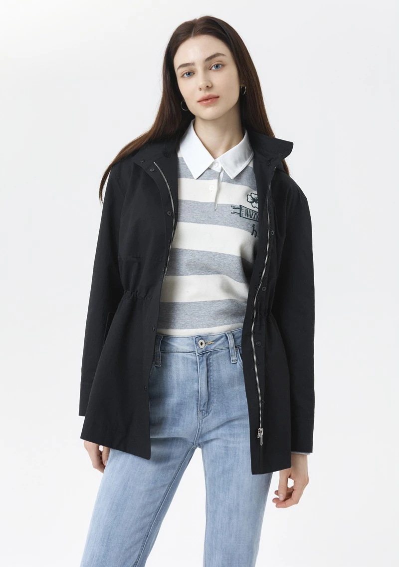 

Повседневное пальто Briti Sle с капюшоном в клетку на подкладке Jaet, женская весенняя верхняя одежда, удобное хлопковое пальто для поездок на работу