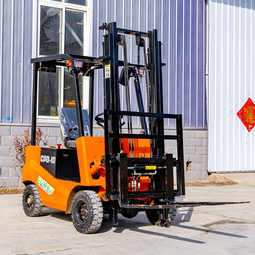 Mini Electric Forklift Truck 1-ton 1.5ton Electric Forklift 1500kg Capacity 4 Wheel Electric Forklift Stacker