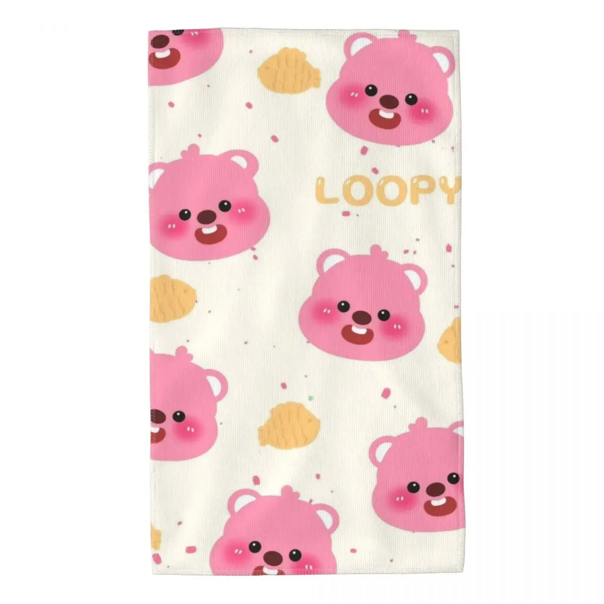 Kawaii Loopy Cartoon Beaver Merchandise Sand Free Towel New Summer Cute Microfiber Shower Towel Sandproof Quick Dry Surf Towels