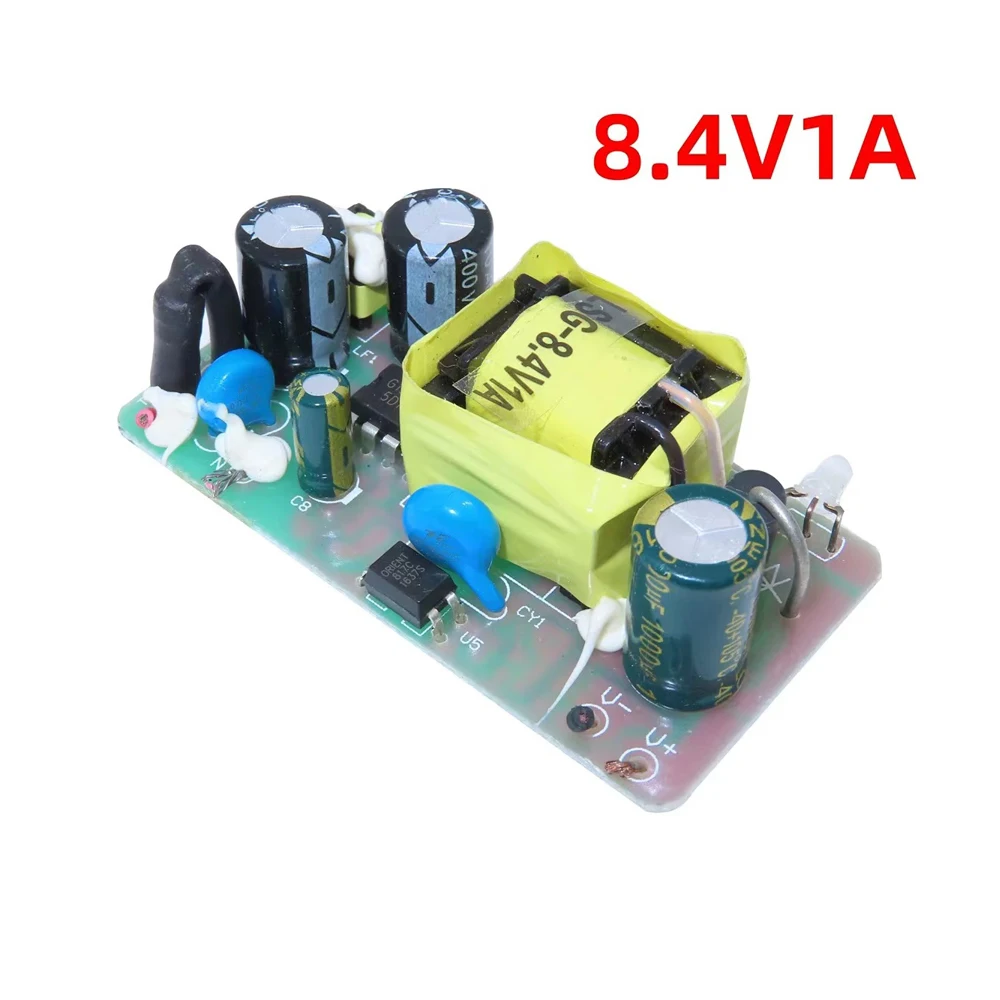 DC8.4V 1A Switching Power Supply Board AC-DC Convert AC110-240V to 8.4V Buck Power Supply Module 1A Step Down Power Bare Board