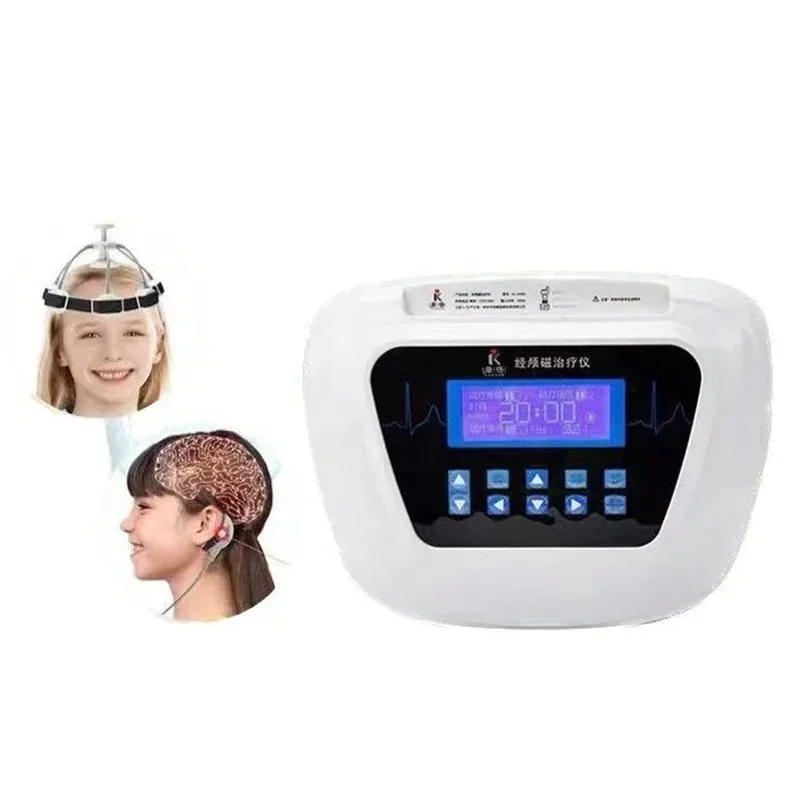 430mt Transcranial Magnetic Stimulation Device, rTMS Cerebral Circulation Magnetic Therapy Head Massager for Brain Relaxation