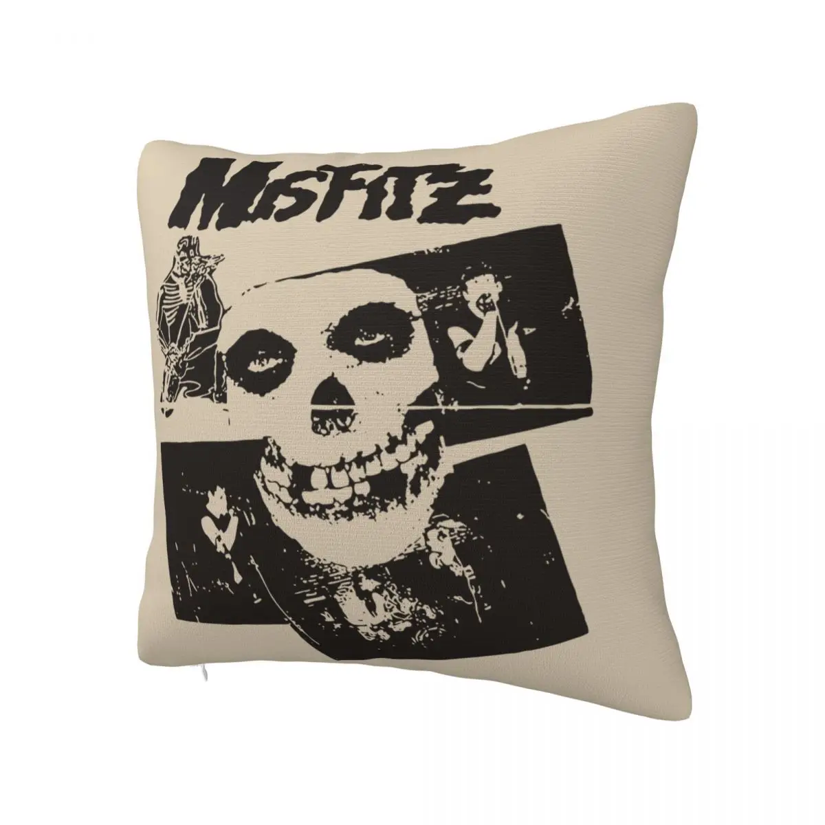 Misfits Skull Pillowcase Printed Polyester Cushion Cover Decorative Throw Pillow Case Cover Car Wholesale 40*40cm