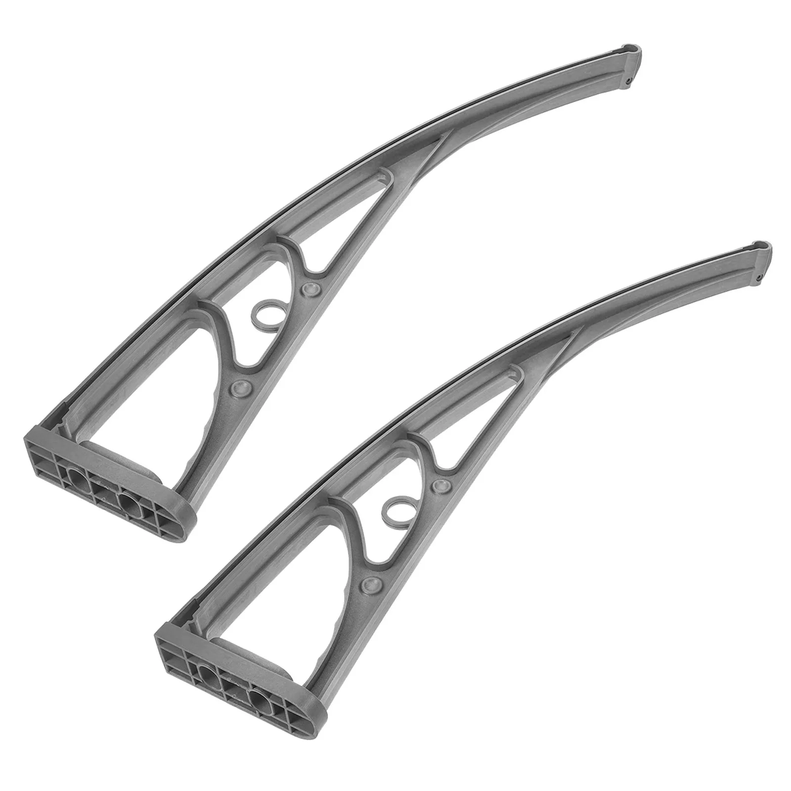 2pcs Awning Plastic Steel Bracket Cantilever Awning Brackets for Patio Door Window Canopy Cover UV Rain Snow Sunlight Protection