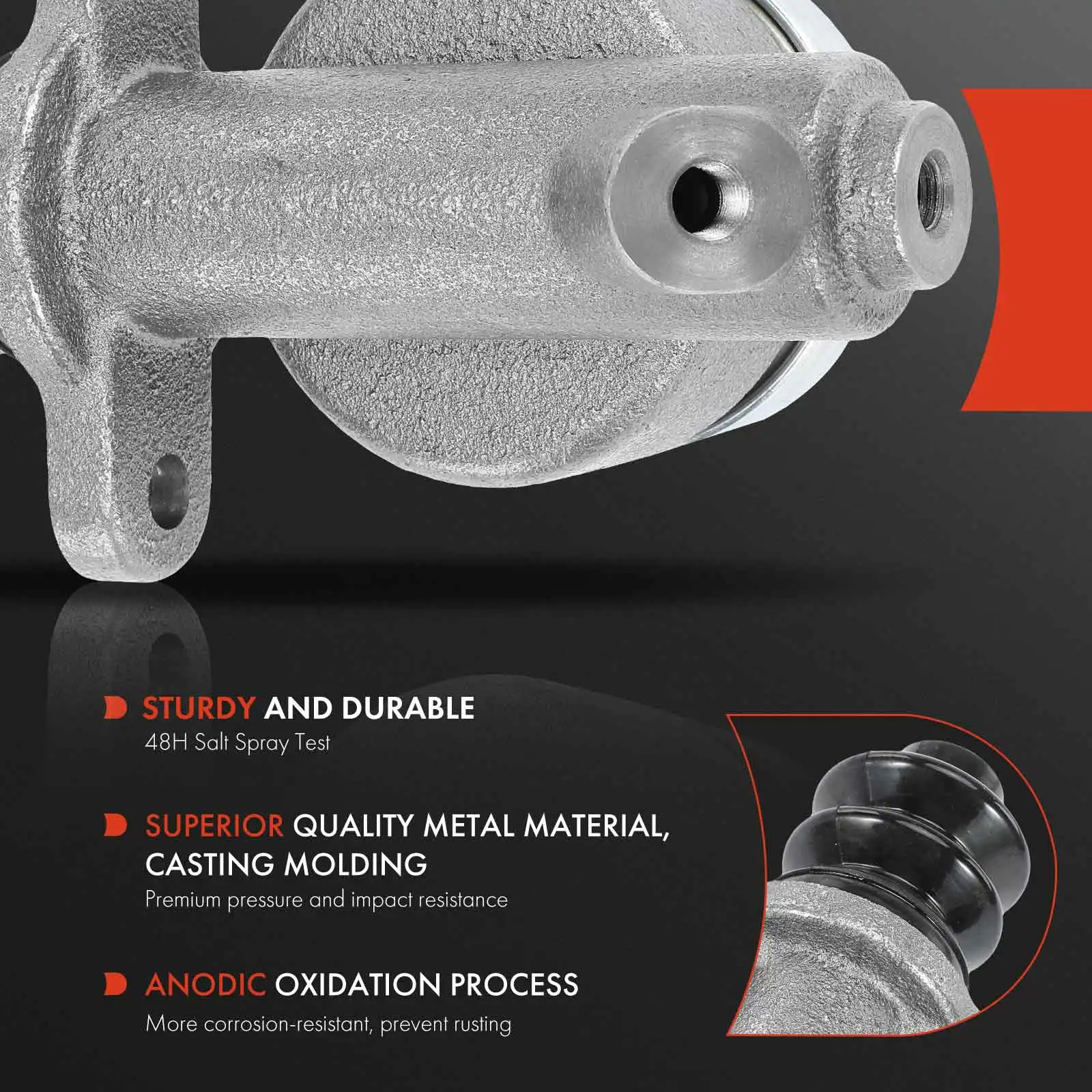 A-Premium Brake Master Cylinder with Reservoir for Lincoln Continental 1961-1964 International Harvester Scout 1961-1966