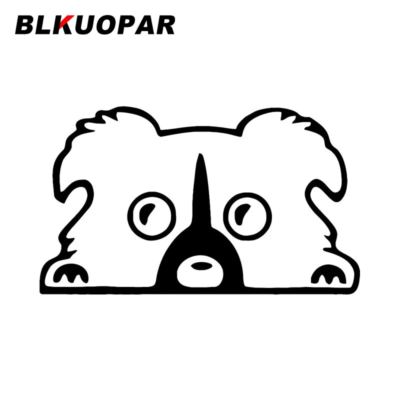 

BLKUOPAR Boarder Collie Peeking Out Car Sticker Waterproof Scratch-proof Creative Personality Car Styling Creative Decoration