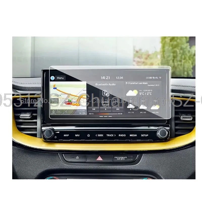 Tempered Glass Screen  protector  film For Kia Ceed XCeed 2019 2020 2021 10.25 inch GPS Navigation Touch  Protective film