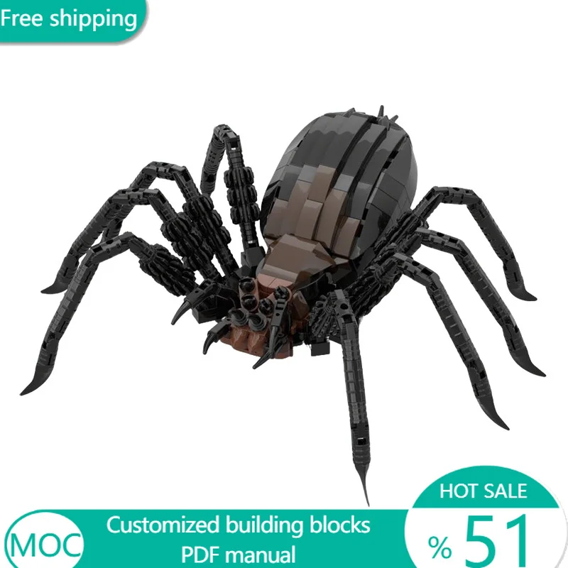 336 pièces Star Battle Warcraft Spider MOC Blocs de construction modulaires personnalisables Conception créative Technologie DIY Jouet pour garçons Cadeau d'anniversaire