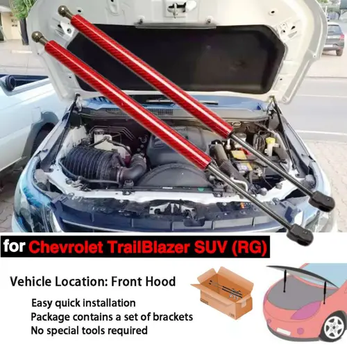 Capó delantero para Chevrolet TrailBlazer RG, Holden Colorado 7 2012-2022, elevador de resorte de Gas modificado, soportes de amortiguadores de barra