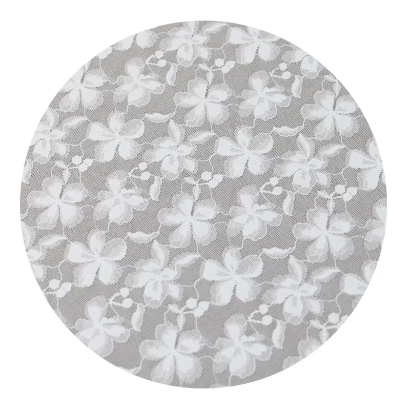 3 jardy szyfrowanej siateczki do odzieży, miękka i dopasowana, z ażurowym wnętrzem i wysokiej jakości koronką kwiatową.