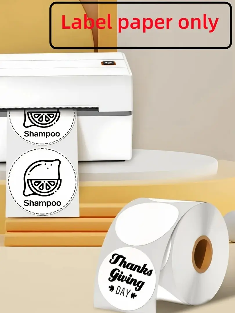 50x50mm holografische zilveren etiketten Directe thermische stickers voor bedankkaart, adres, QR-code voor phomemo 241BT 246S D520 - afbeelding 2