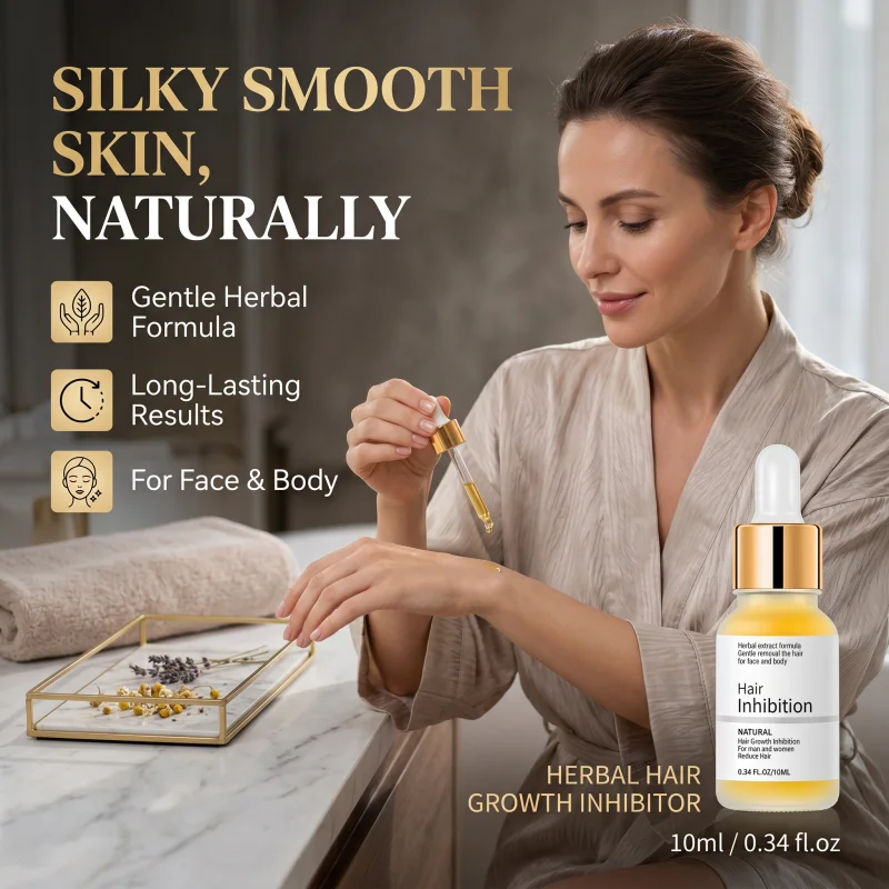 

Permanent Hair Inhibition Serum Painless Hair Remover Armpit Legs Arms Hair Growth Inhibitor Beauty Skin Care Body Essential Oil