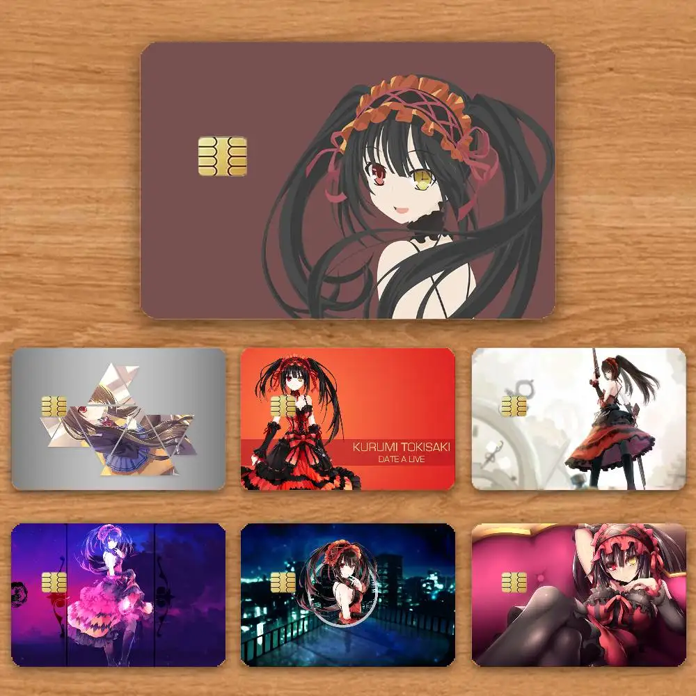 

Date A Live T-Tokisaki K-Kurumi Card HD Stickers Game Card Decal Card Matte Film Skin Small Chip Waterproof Sticker