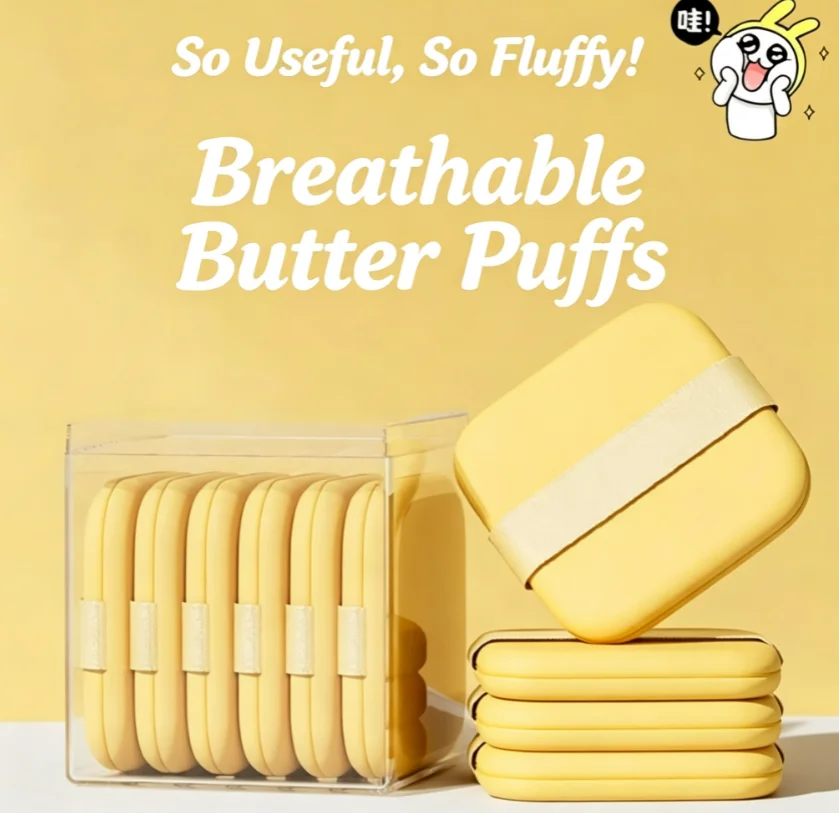 Dual‑use wet and dry beauty sponge, makeup air cushion puff, sponge air cushion, foundation makeup puff