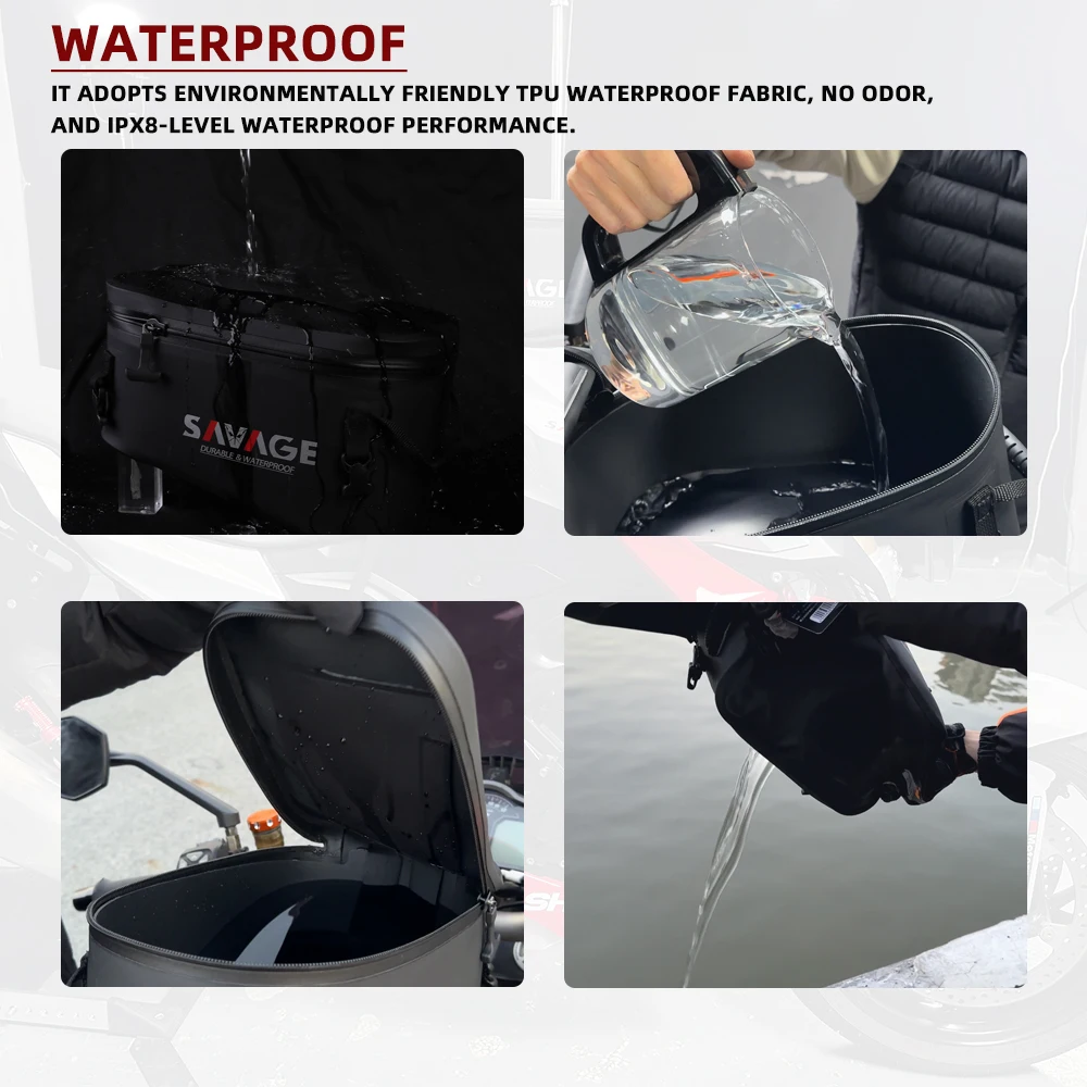 2025 F900GS Tank Bag Luggage Tanklock For BMW F800GS F900GS Adventure Motorcycle Navigation Racing Backpack Tool Bag Waterproof - Image 4