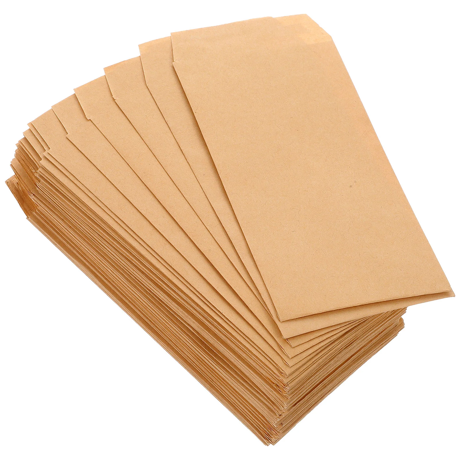 

100 Pcs Packets Seed Envelope Coins Mini Envelopes for Money Kraft Paper Small Seeds