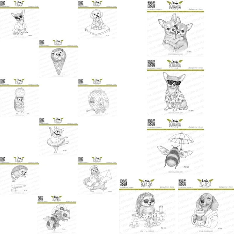 Sellos de silicona transparentes con diseño de Chihuahua para manualidades, álbumes de recortes, bullet journal, álbumes de fotos y creación de tarjetas 2026