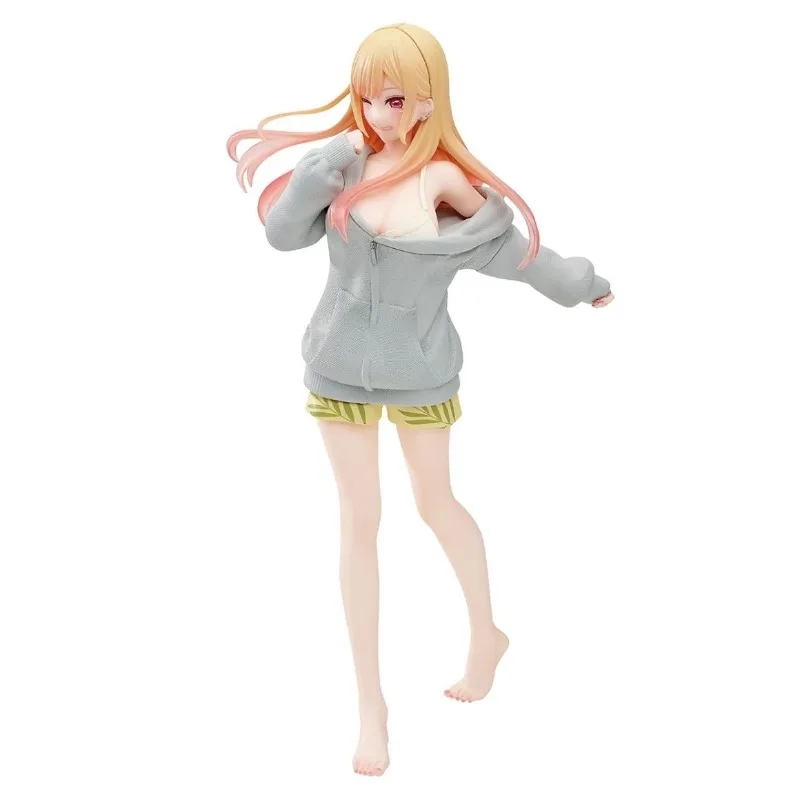 My Dress Up Darling Kitagawa Marin Hoodie Anime Girl Figure PVC Statue Collectible Desktop PC Case