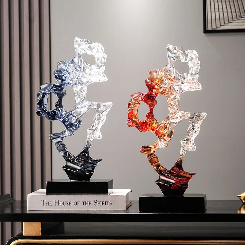 Fengsheng زخرفة المياه الراقية ضوء تأثيث المنزل الفاخر غرفة المعيشة الراقية خزانة التلفزيون الديكور مكتب الحرف