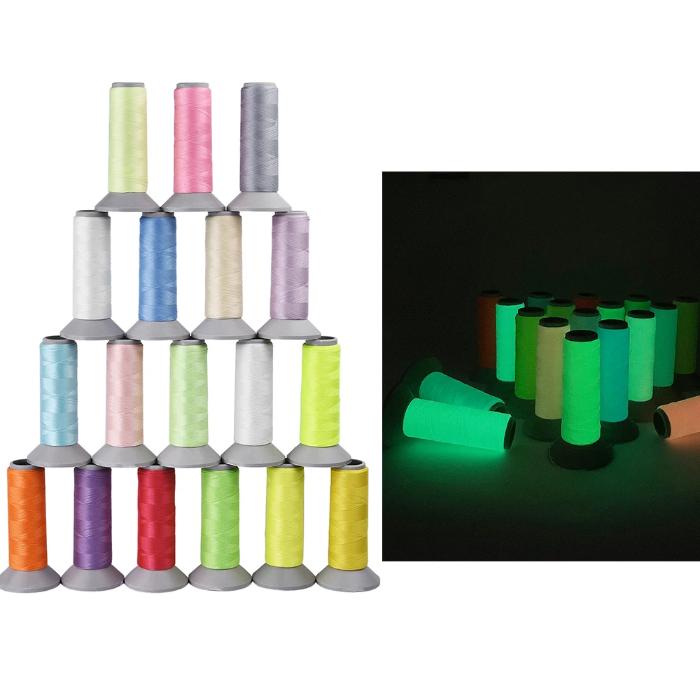 

500 Yards Luminous Embroidery Thread Glow In The Dark Sewing Threads DIY Handmade Cross Stitch Yarn Line Needlework Materials