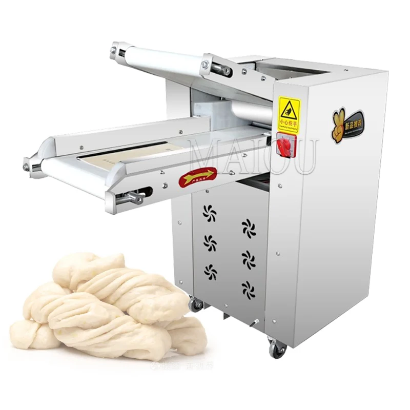 

Commercial Automatic Vertical Roll Surface Machine Electric Dough Kneading Pressure Noodle Maker Press Flour Machine