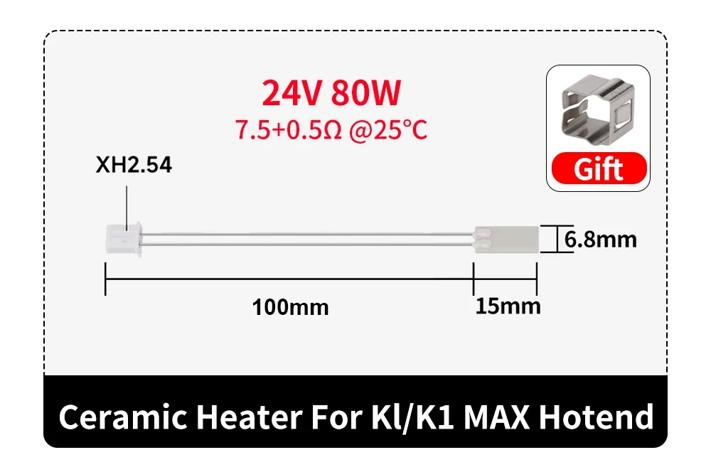 Trianglelab Thermistor/Heizung für CHCB-OT Hotend – Detail 4