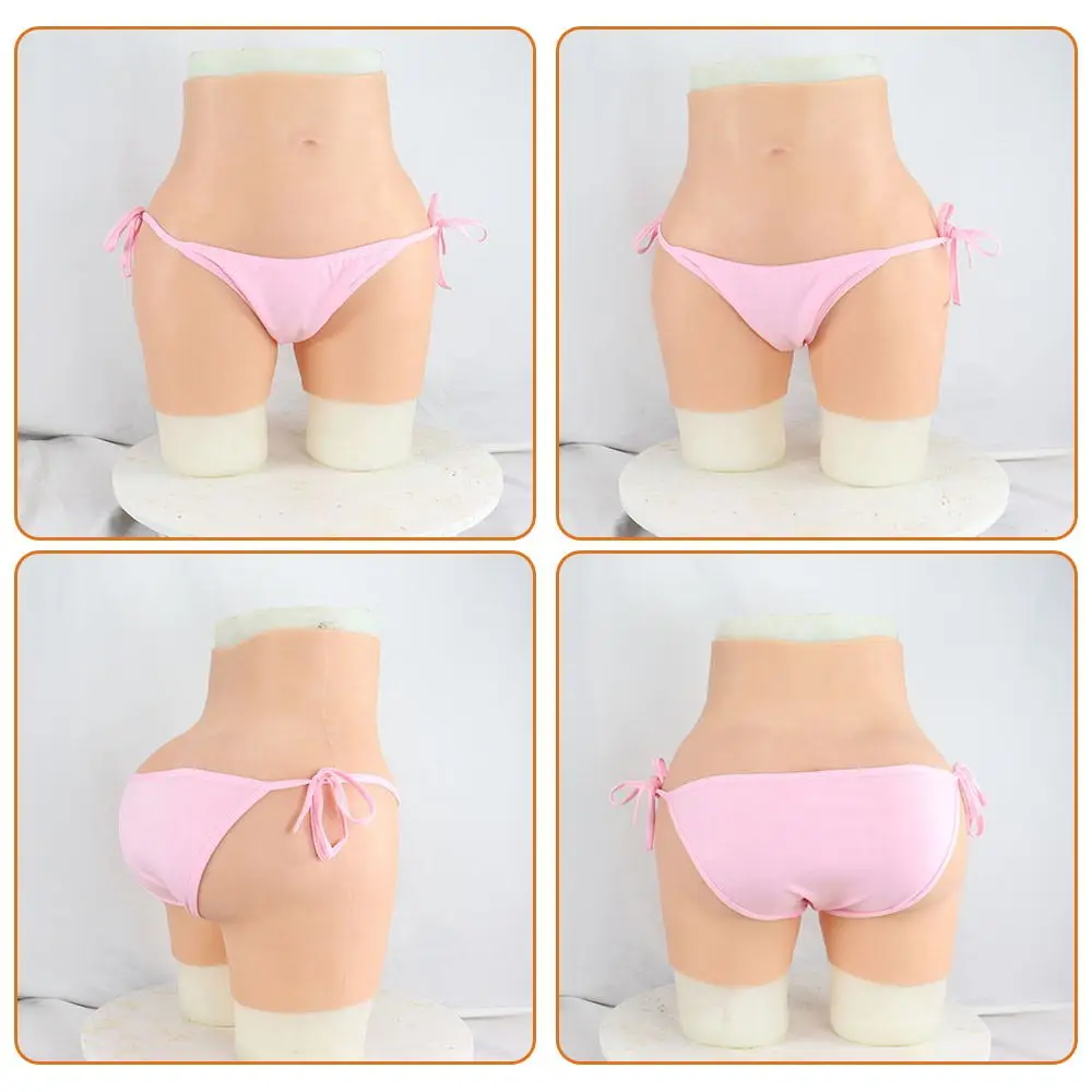 Silicone Fake Vagina Panties For Men Buttock and Hips Enhancer Realistic Pussy Male To Female Transgender Crossdress Ladyboy