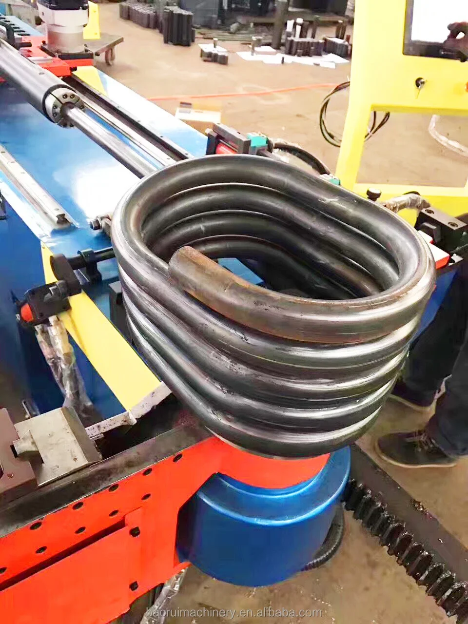 DW38CNC X 3A-2SV CNC Pipe Bending Machine With Push Bending