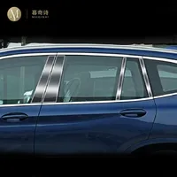For BMW G02 X4 2019-2022 Car Exterior PPF transparent Paint protective film TPU Anti scratch BC Window pillar strip film refit
