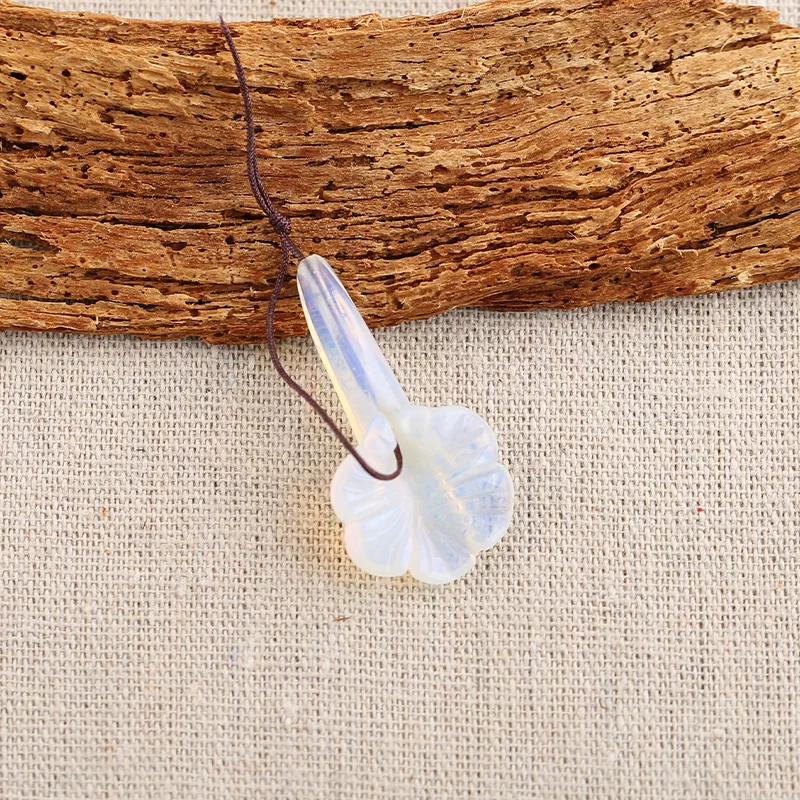 B&F Opalite Earring Beads for Jewelry Making, Handmade Natural stones beads, Stones for jewelry Making Supplies