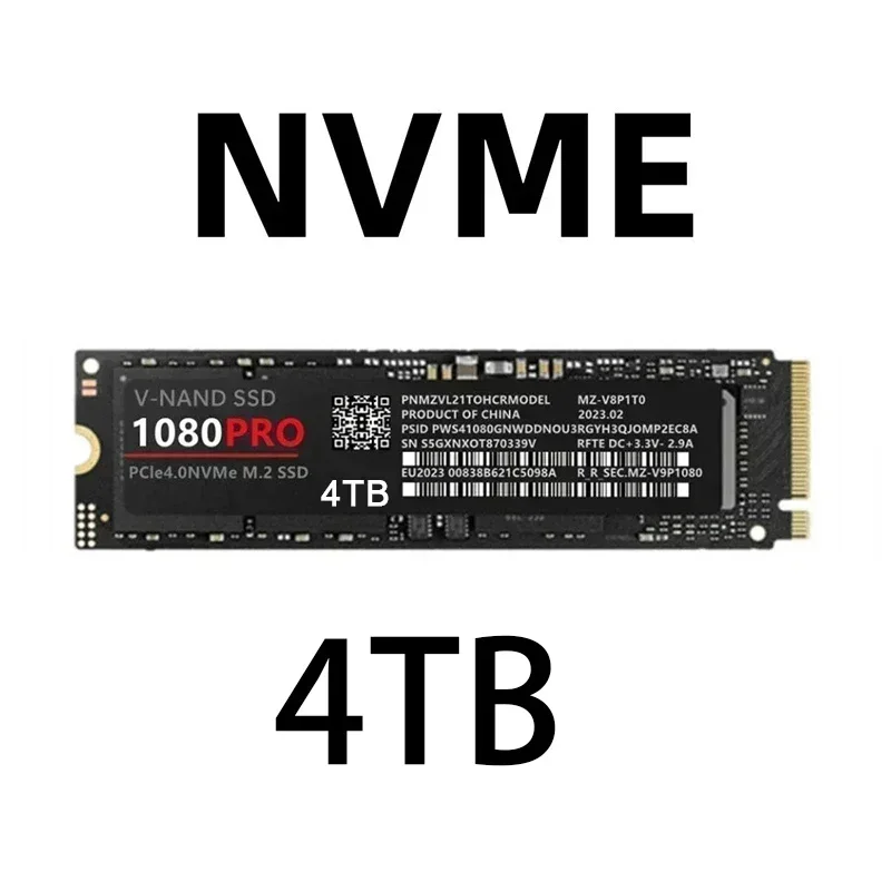 1080PRO Originele Nieuwe M.2 NGFF NVMe PCIe 4.0 SSD Hoge Snelheid Gaming Interne Schijf Opslag Upgrade Voor PS5 Laptop Desktop PC
