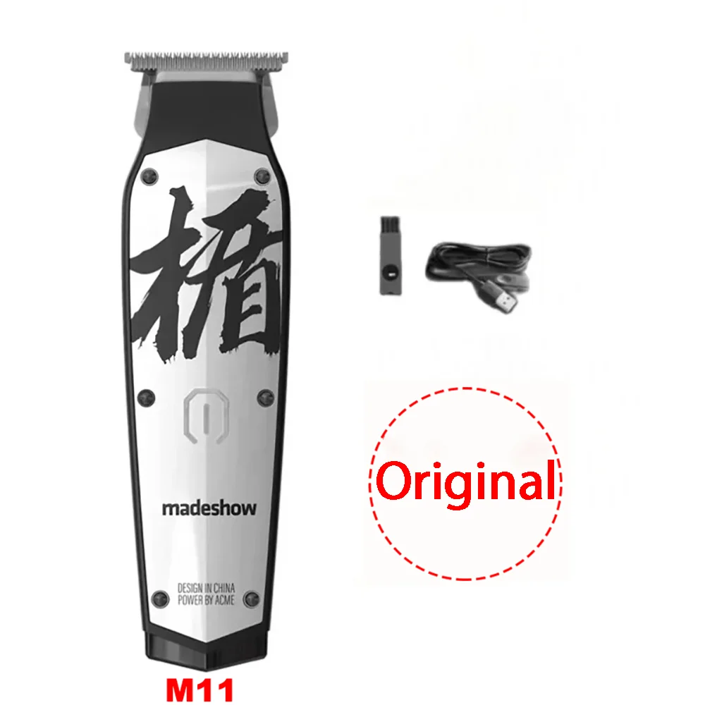 Madeshow M10 M11 Haarsnijder Heren Professionele Olie Hoofd Tondeuse Titanium Plated Keramisch Mes 7000 Rpm Kapsalon Trimmer