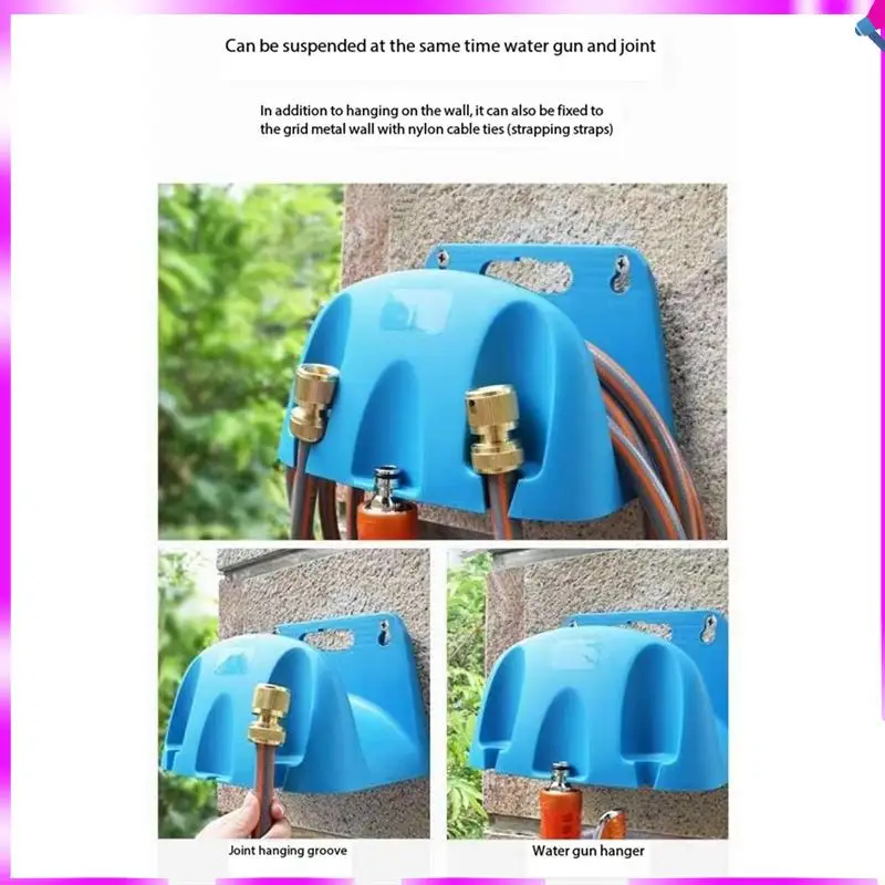 

N96R Кронштейн для катушки садовой трубы Садовые инструменты Бытовая универсальная вешалка для кабельного шланга Легкое хранилище