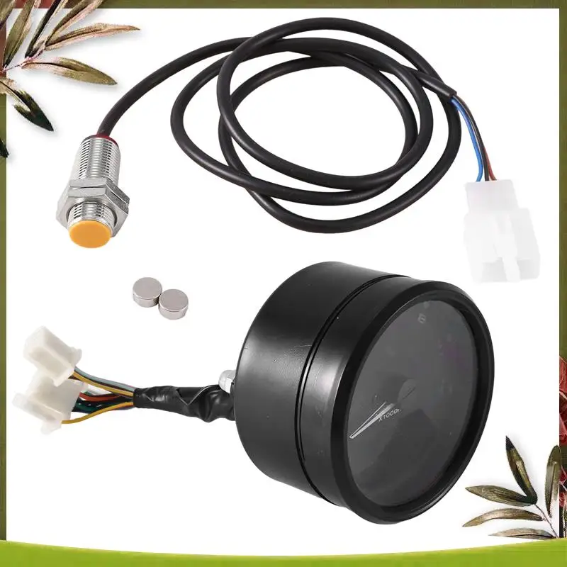 AB98-دراجة نارية أداة العنقودية ملحق جزء الرجعية التحديثية البابون LCD عداد المسافات RPM رمز متر LCD مقياس الوقود