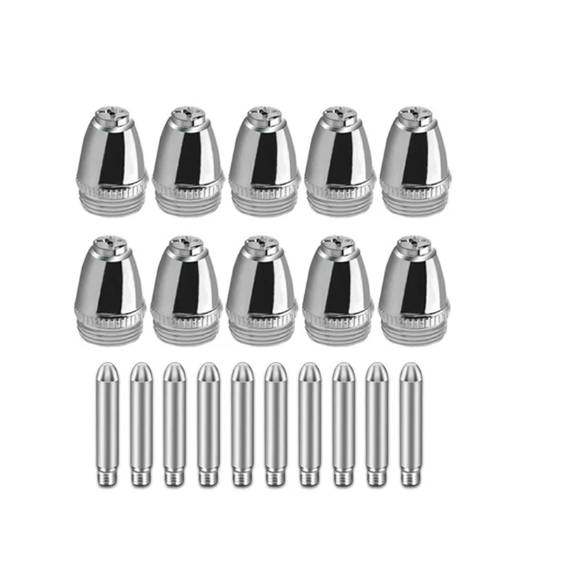 Plasma Cutter Consumable Nozzles Tips Electrodes Cutting Burner Consumables Kit Suit For AG60 WSD60 SG55